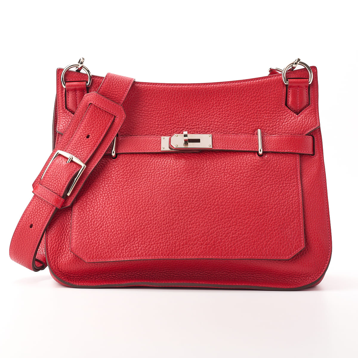 Gebrauchte Gypsiere 34 Schultertasche Tryon Clemence Vermillion Silberfarbene Hardware Gebraucht