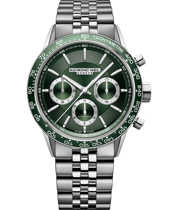Freelancer Automatic Chronograph Green 43mm Men’s watch - 7741-ST7-52021