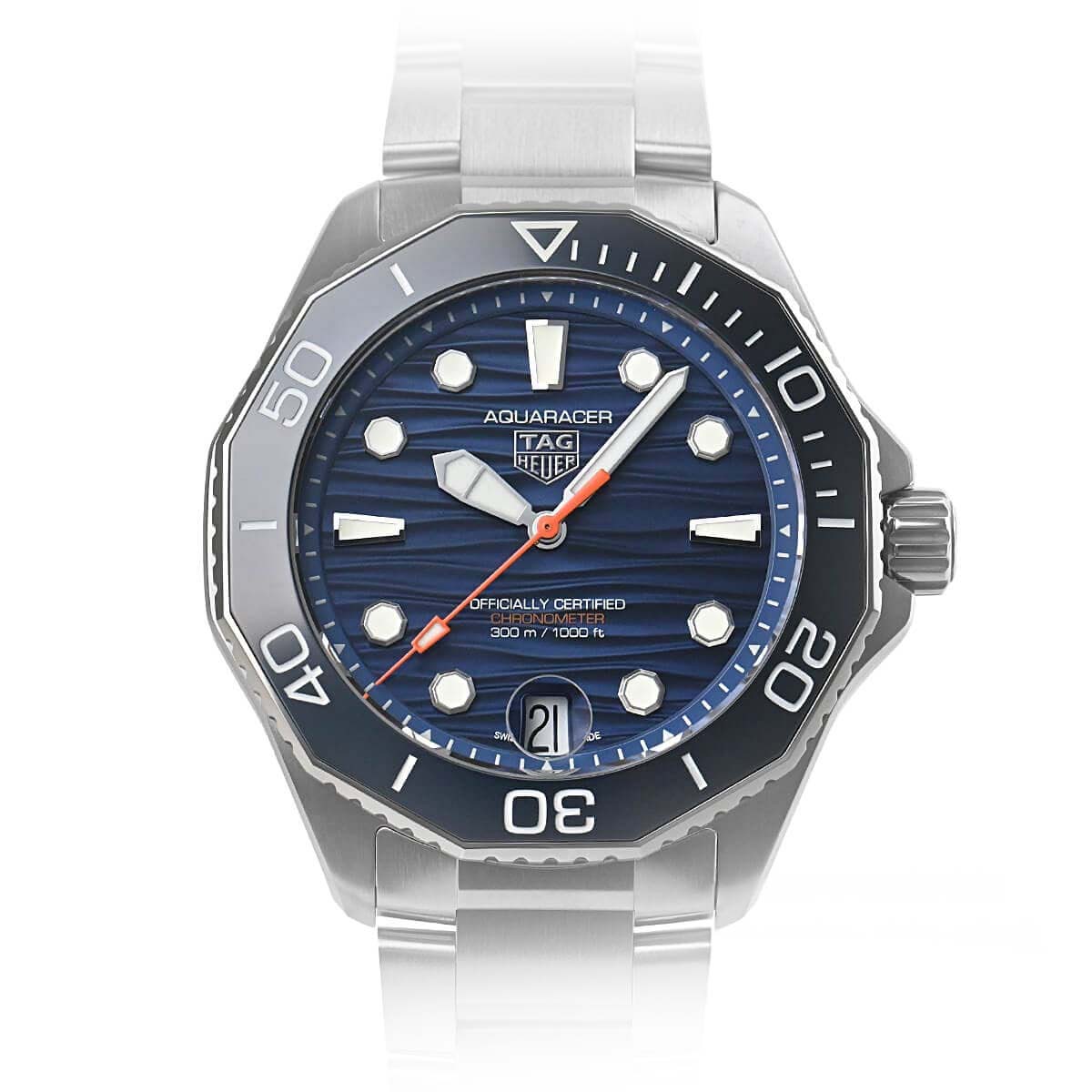 Aquaracer 42,00 mm blaues Zifferblatt aus Edelstahl – WBP5111.BA0013
