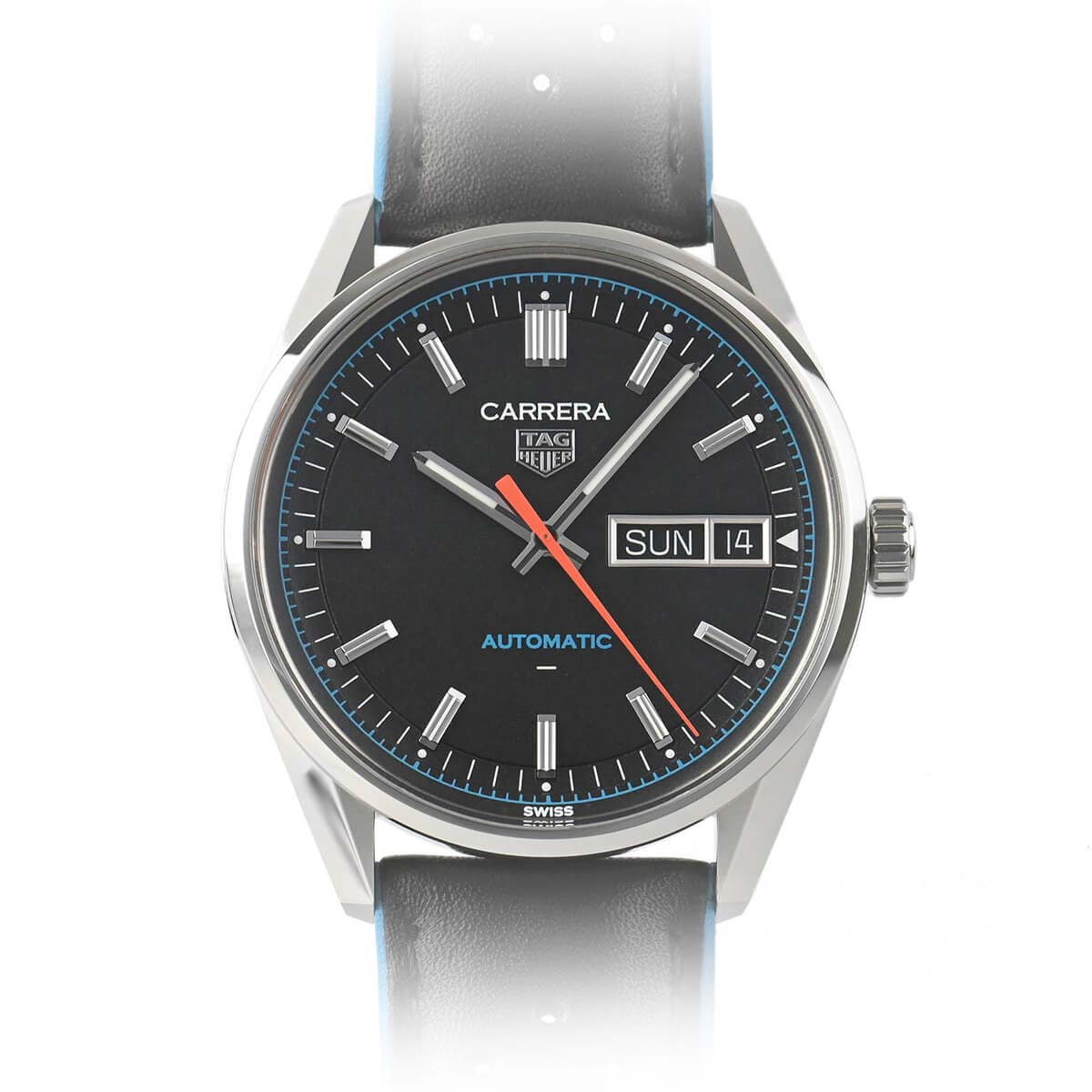 Carrera 41,00 mm schwarzes Zifferblatt aus Edelstahl – WDA2110.FC6614