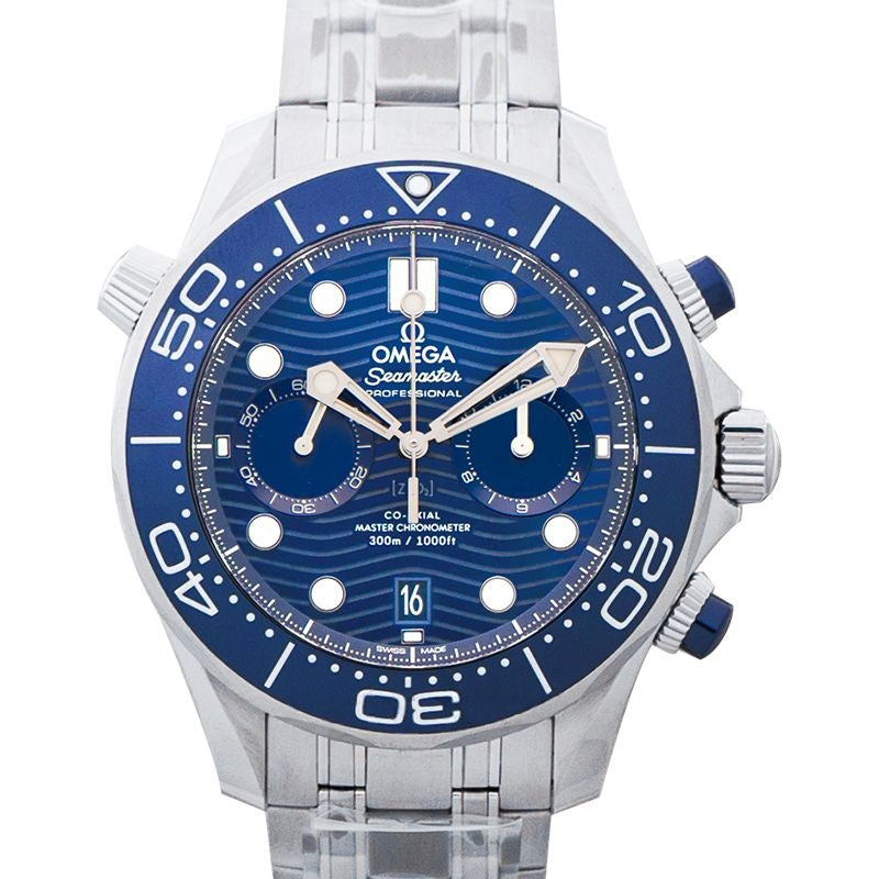 Seamaster 44 mm blaues Zifferblatt aus Edelstahl 210.30.44.51.03.001