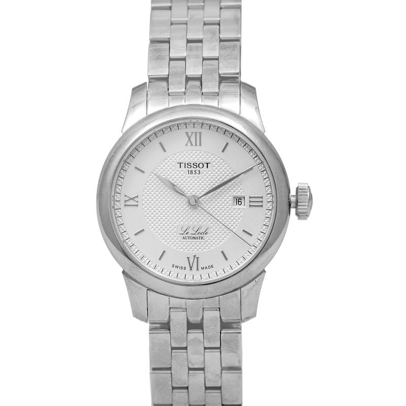T-Classic 29 mm silbernes Zifferblatt aus Edelstahl T006.207.11.038.00