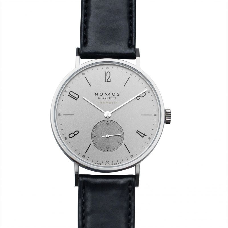 Tangente 38,5 mm silberfarbenes Zifferblatt aus Edelstahl 143