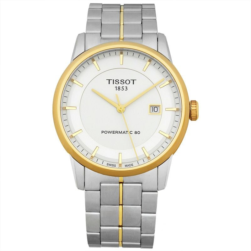 T-Classic 41 mm Elfenbein-Zifferblatt aus Edelstahl T086.407.22.261.00