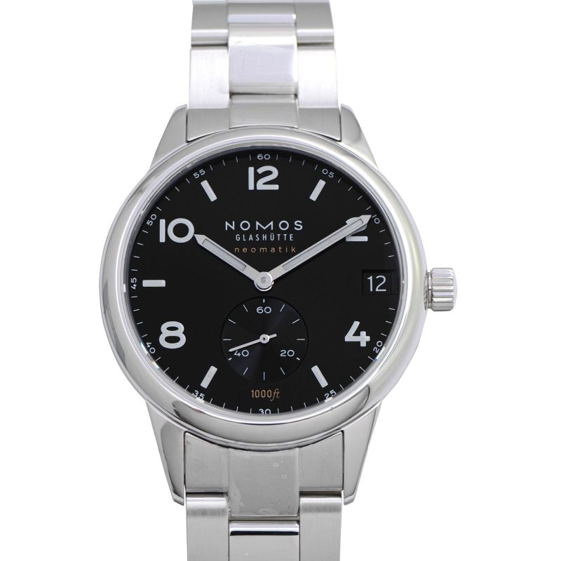 Club 42 mm schwarzes Zifferblatt aus Edelstahl 781