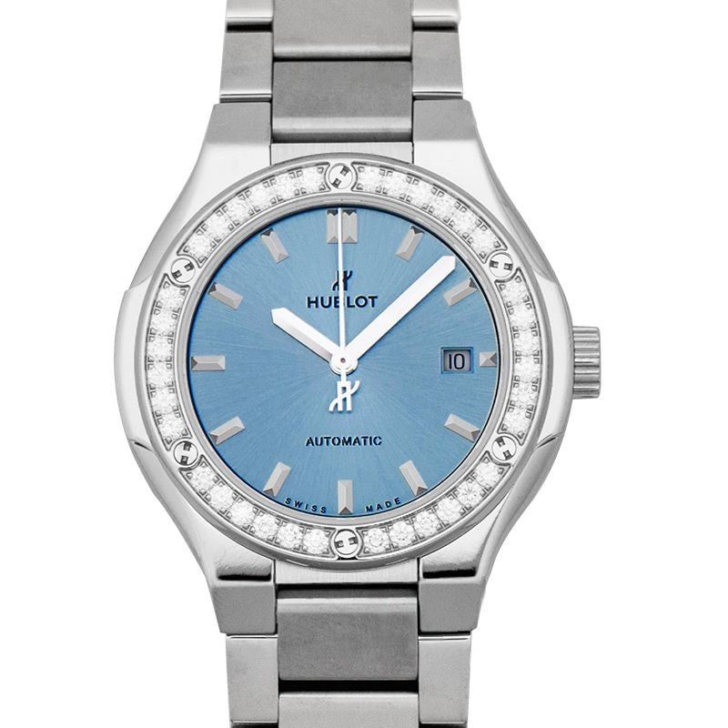 Classic Fusion 33 mm Blaues Zifferblatt Zifferblatt aus Titan 585.NX.891L.NX.1204