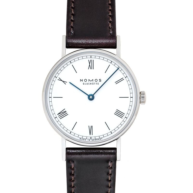 Ludwig 32,8 mm weißes Zifferblatt aus Edelstahl 249