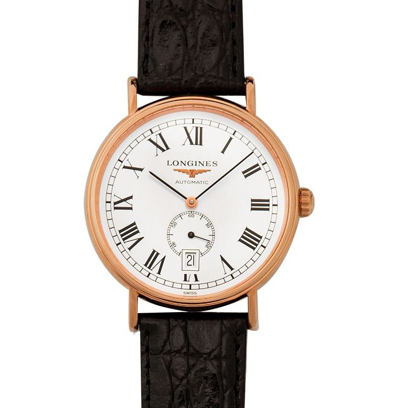 Présence 40 mm weißes Zifferblatt in PVD L49051112