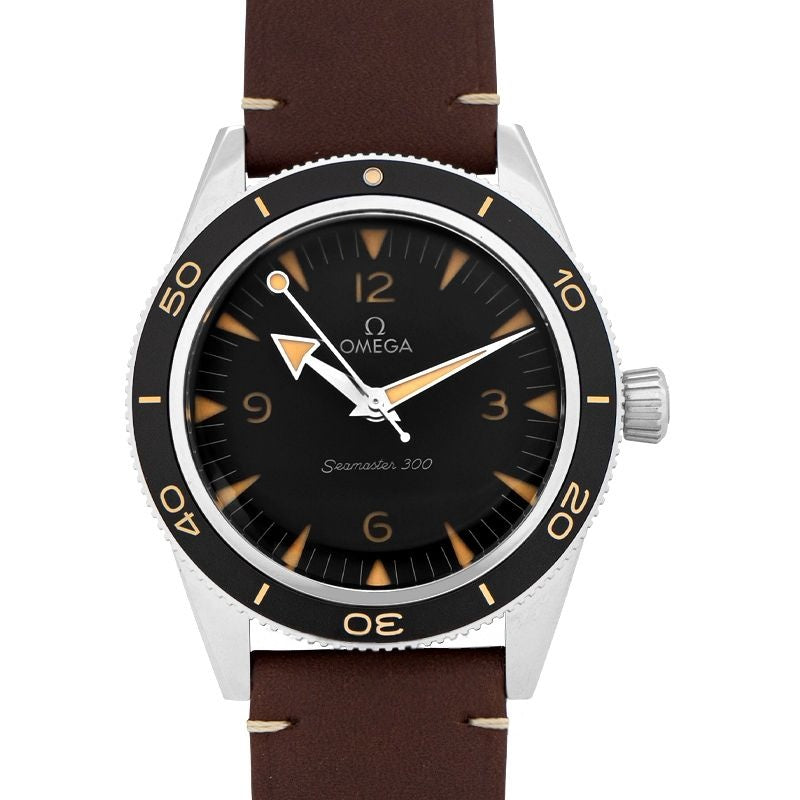 Seamaster 41 mm schwarzes Zifferblatt aus Edelstahl 234.32.41.21.01.001