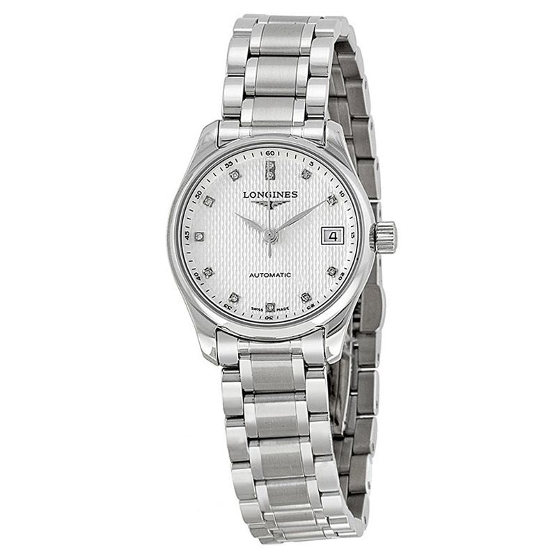 Die Longines Master Collection 25,5 mm silbernes Zifferblatt aus Edelstahl L21284776