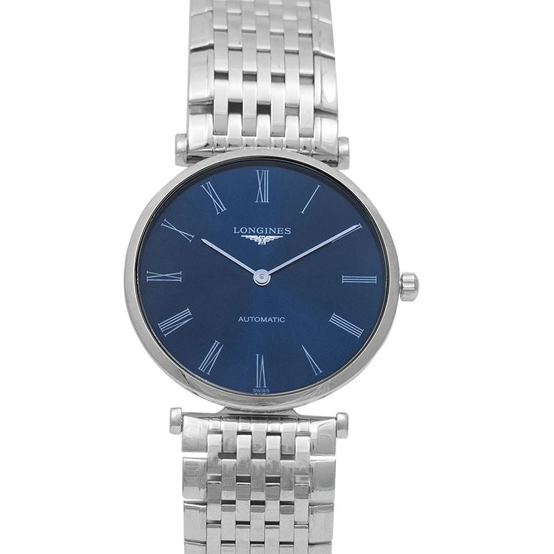 La Grande Classique – 36,00 mm, blaues Zifferblatt mit Sonnenschliff, Edelstahl L49084946