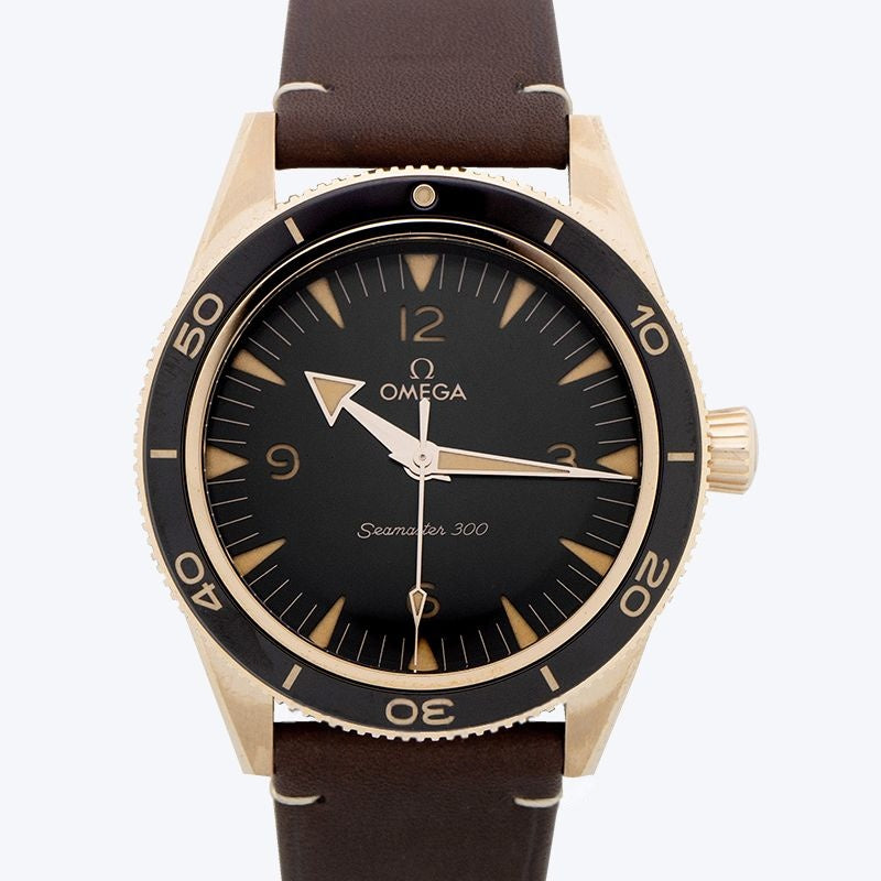 Seamaster 41 mm braunes Zifferblatt in Bronze, Gold 234.92.41.21.10.001