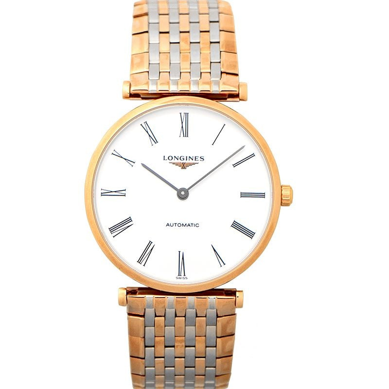 La Grande Classique – 36,00 mm weißes Zifferblatt mit roter PVD-Beschichtung L49081917