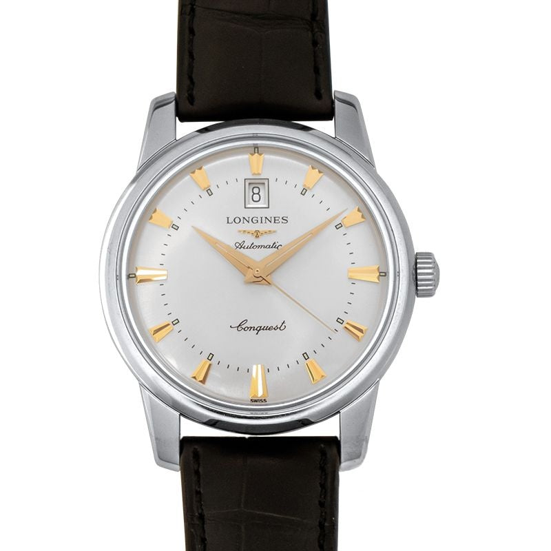 Die Longines Master Collection 40 mm silbernes Zifferblatt aus Edelstahl L16454754