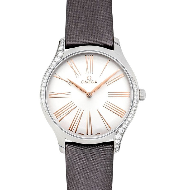 De Ville 39 mm silbernes Zifferblatt aus Edelstahl 428.17.39.60.02.001