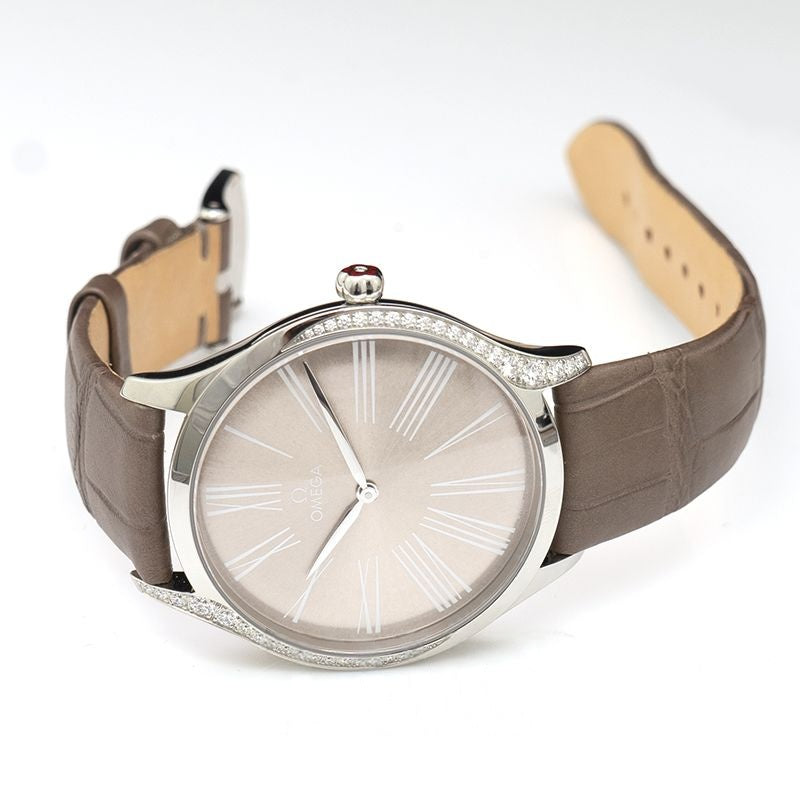 De Ville 39 mm graues Zifferblatt aus Edelstahl 428.18.39.60.13.001