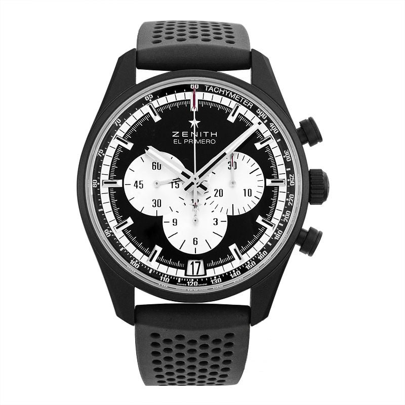 Chronomaster 42 mm schwarzes Zifferblatt aus Aluminium 24.2041.400/21.R576