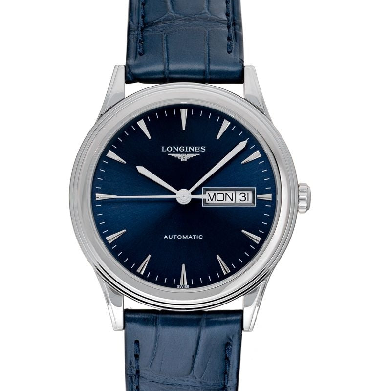 Flagship 38,50 mm blaues Zifferblatt aus Edelstahl L48994922