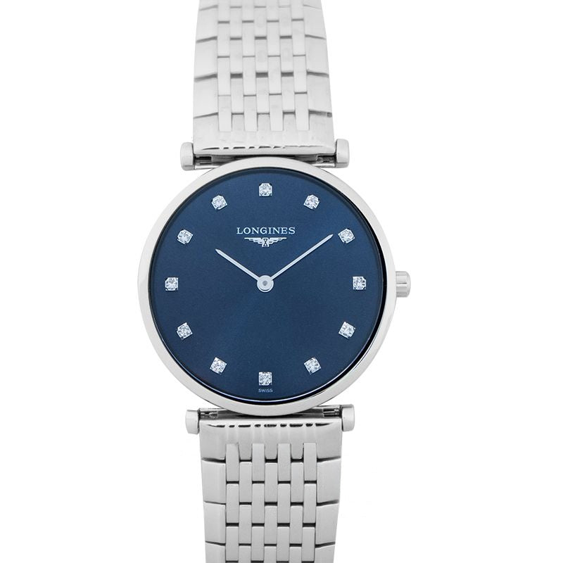 La Grande Classique 29 mm blaues Zifferblatt aus Edelstahl L45124976