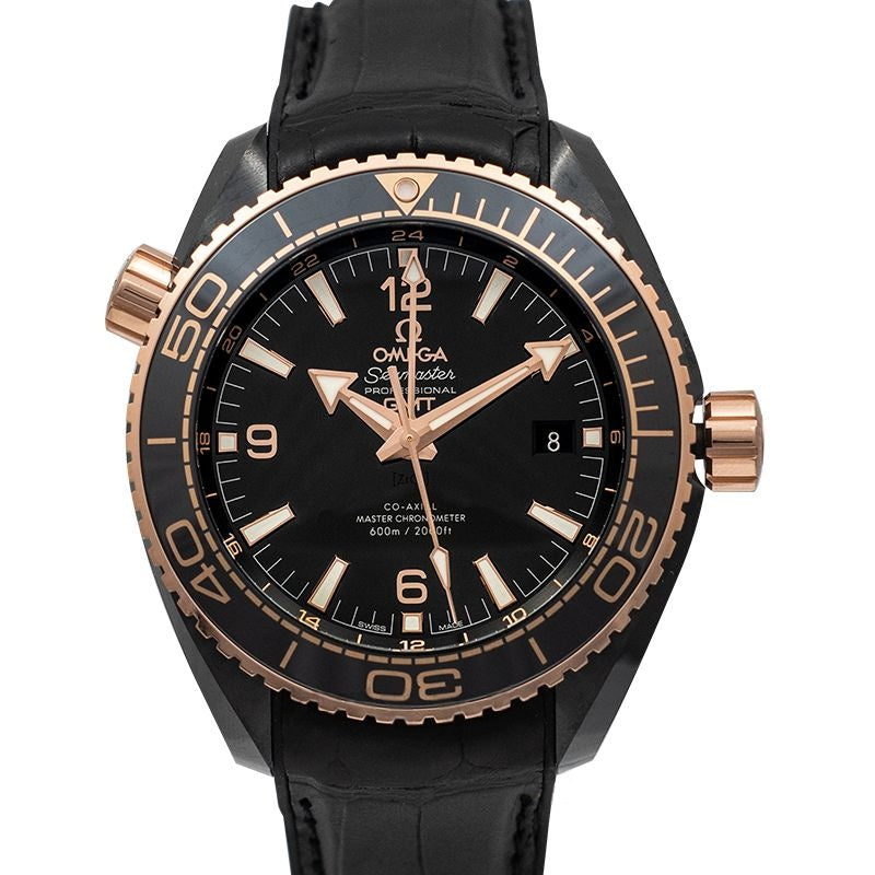 Seamaster 45,5 mm schwarzes Zifferblatt aus schwarzer Keramik 215.63.46.22.01.001