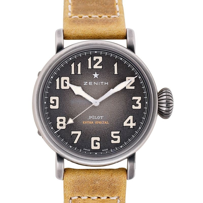 Pilot 40,00 mm, graues Zifferblatt aus Edelstahl, 11.1940.679/91.C807