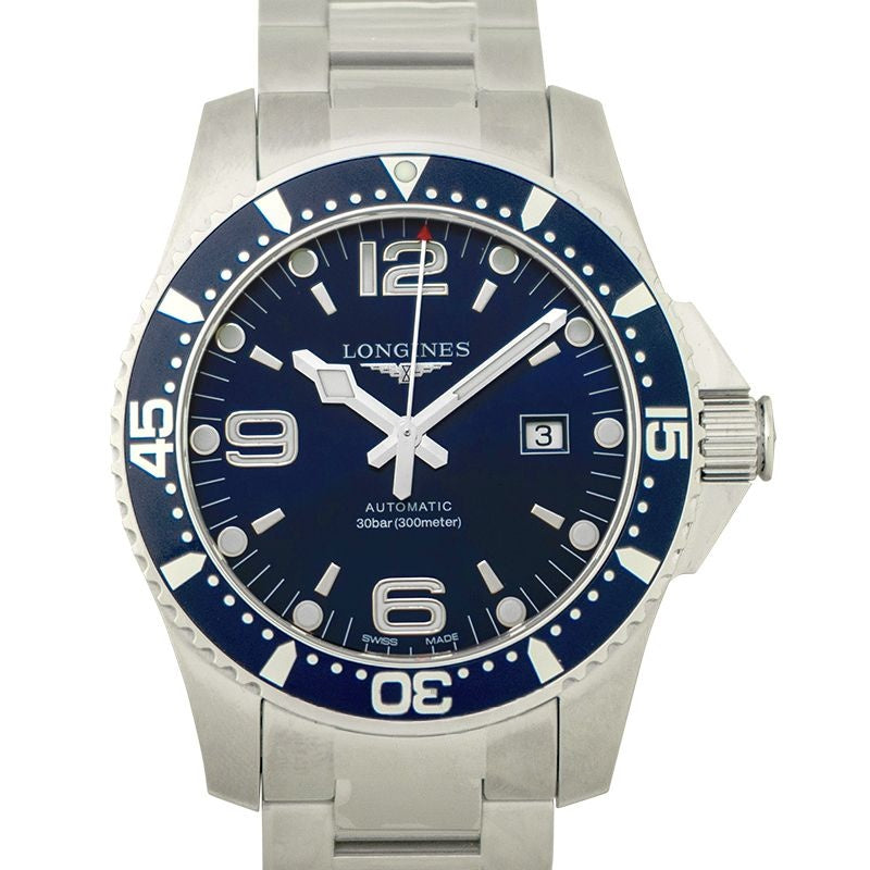 HydroConquest 44 mm blaues Zifferblatt aus Edelstahl L38414966
