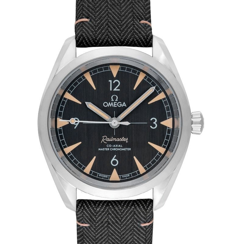 Seamaster 40 mm schwarzes Zifferblatt aus Edelstahl 220.12.40.20.01.001
