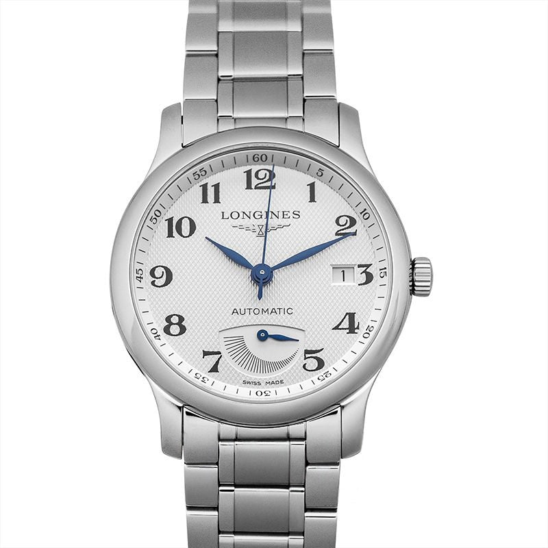 Die Longines Master Collection 39 mm silbernes Zifferblatt aus Edelstahl L27084786