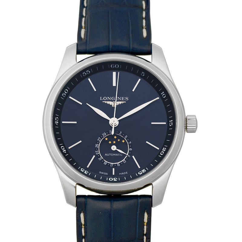 Die Longines Master Collection 40 mm blaues Zifferblatt aus Edelstahl L29094920