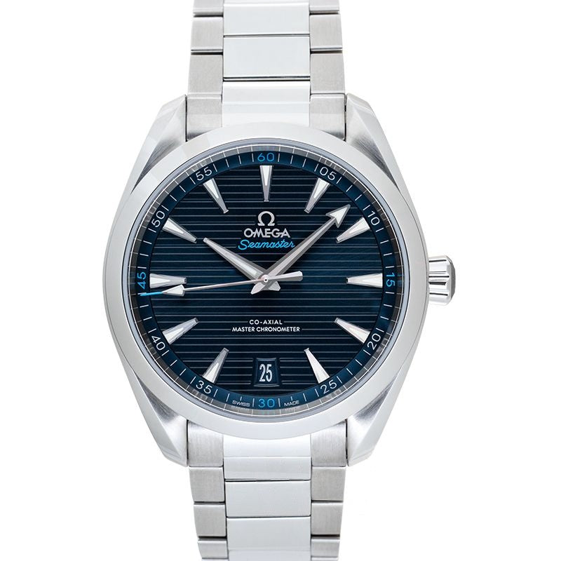 Seamaster 41 mm blaues Zifferblatt aus Edelstahl 220.10.41.21.03.001