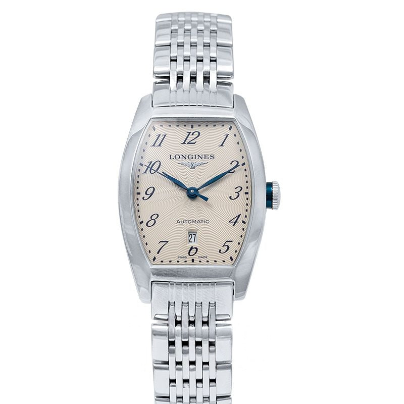 Longines Evidenza, 26 mm, silbernes Zifferblatt aus Edelstahl, L21424736