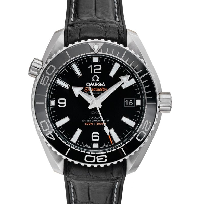 Seamaster 39,5 mm schwarzes Zifferblatt aus Edelstahl 215.33.40.20.01.001
