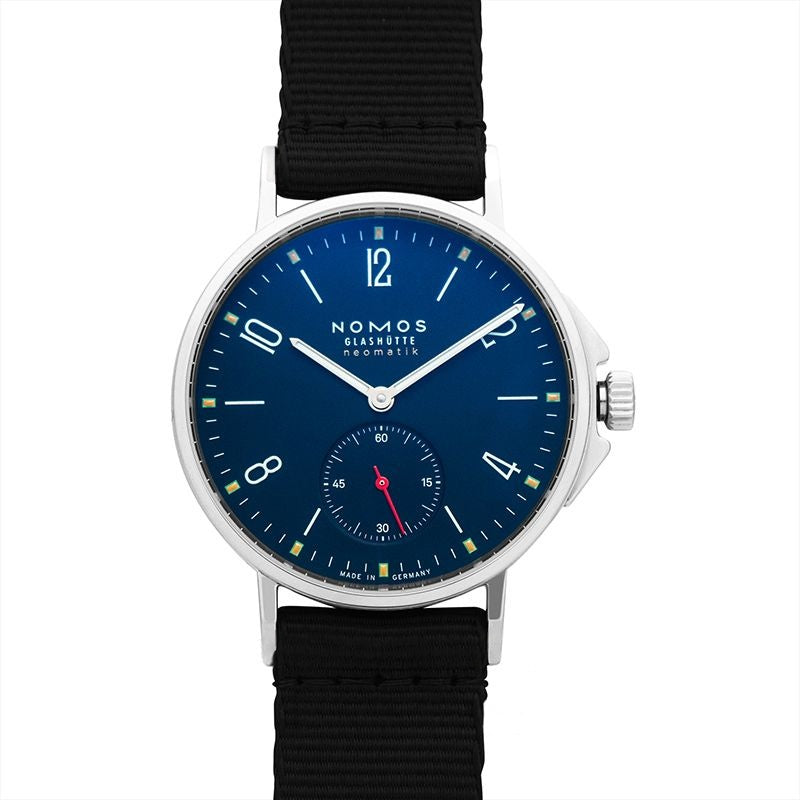 Ahoi 36,3 mm blaues Zifferblatt aus Edelstahl 567