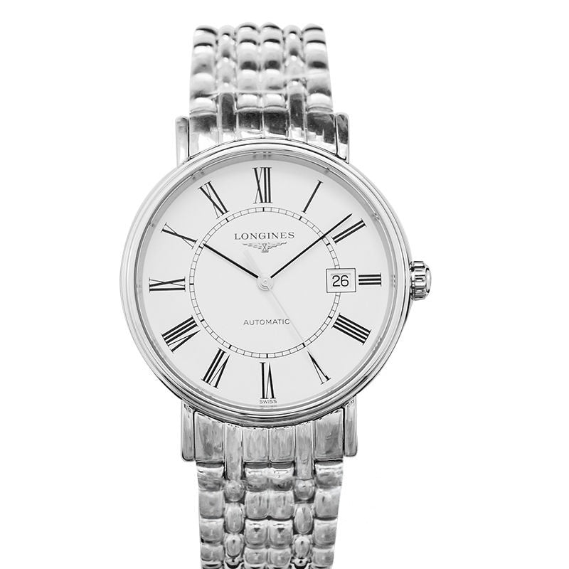 P?sence 40 mm weißes Zifferblatt aus Edelstahl L49224116