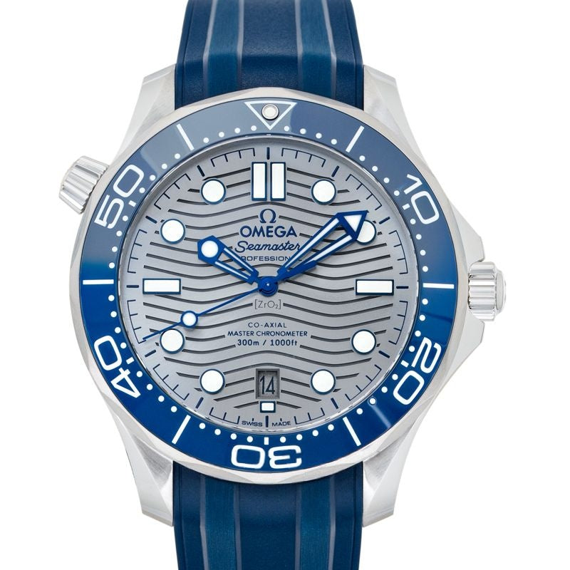 Seamaster 42 mm graues Zifferblatt aus Edelstahl 210.32.42.20.06.001