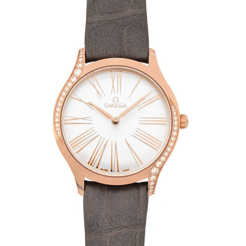 De Ville 36 mm silbernes Zifferblatt in Roségold 428.58.36.60.02.001