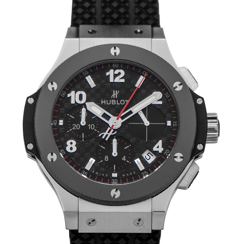 Big Bang 41 mm schwarzes Zifferblatt aus Edelstahl 341.SB.131.RX