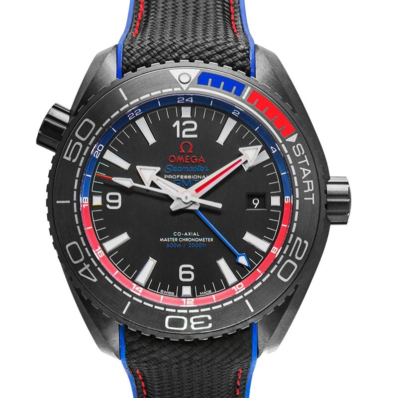 Seamaster 45,5 mm schwarzes Zifferblatt aus Keramik 215.92.46.22.01.004