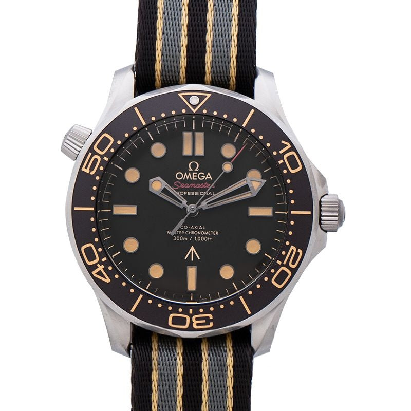 Seamaster 42 mm braunes Zifferblatt aus Titan 210.92.42.20.01.001