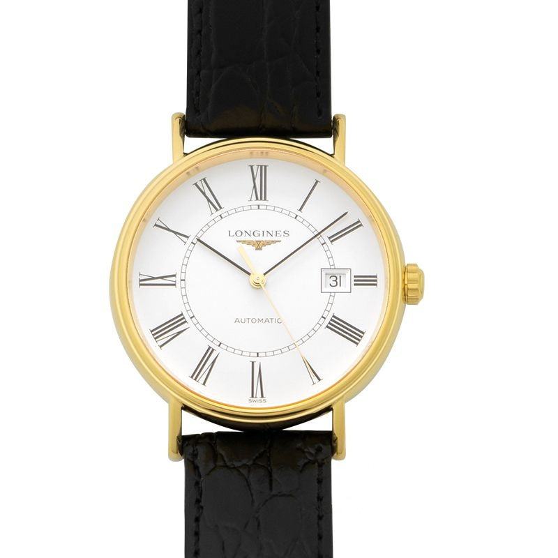 Présence 40 mm weißes Zifferblatt in PVD L49222112