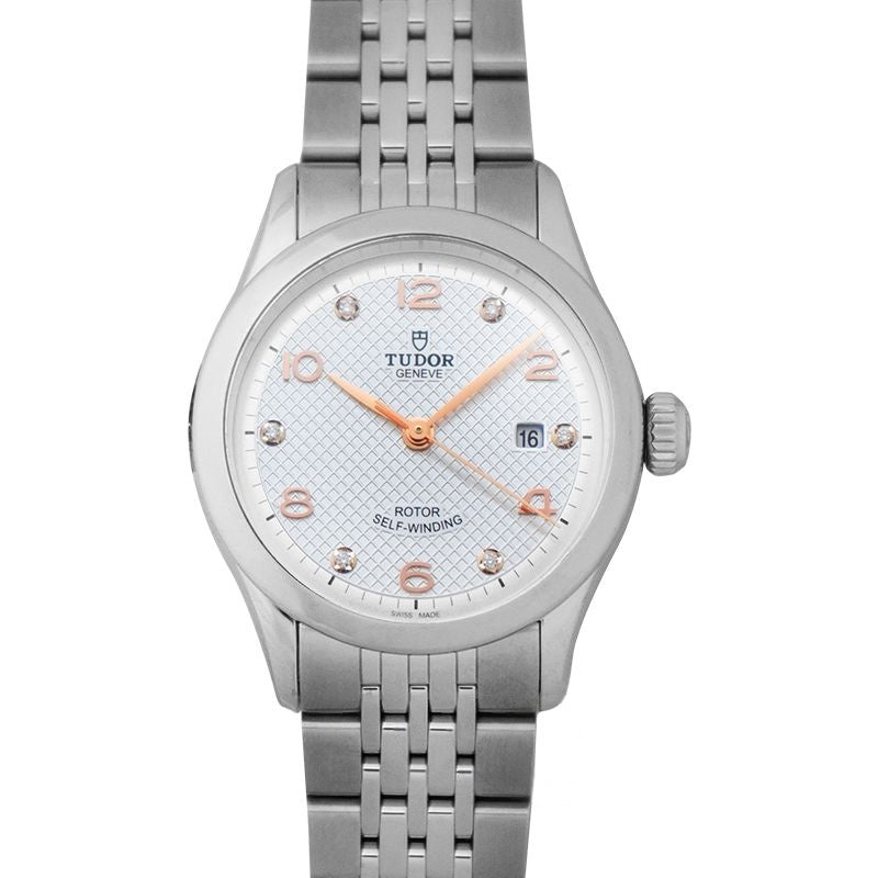 Tudor 1926 28 mm silbernes Zifferblatt aus Edelstahl 91350-0003