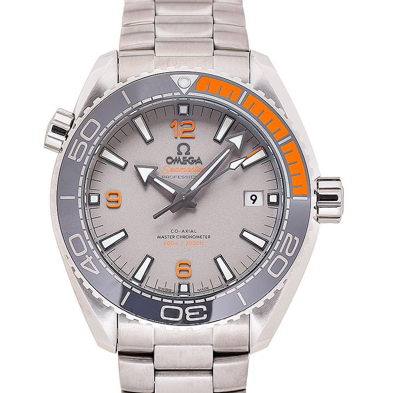 Seamaster 43,5 mm, silbernes Zifferblatt aus Titan 215.90.44.21.99.001