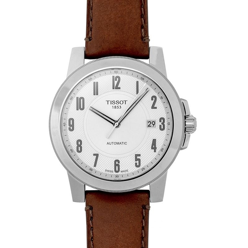 T-Sport 44 mm silbernes Zifferblatt aus Edelstahl T0984071603200