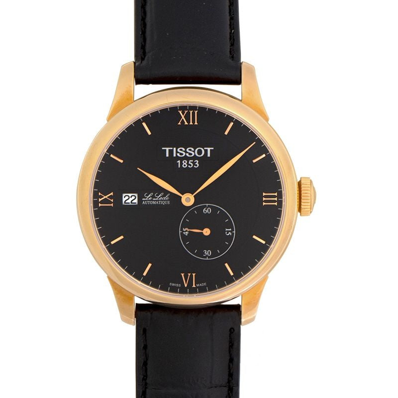T-Classic 38,5 mm schwarzes Zifferblatt aus Edelstahl T006.428.36.058.00
