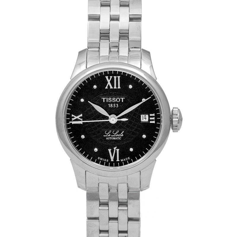T-Classic 25,3 mm schwarzes Zifferblatt aus Edelstahl T41.1.183.56