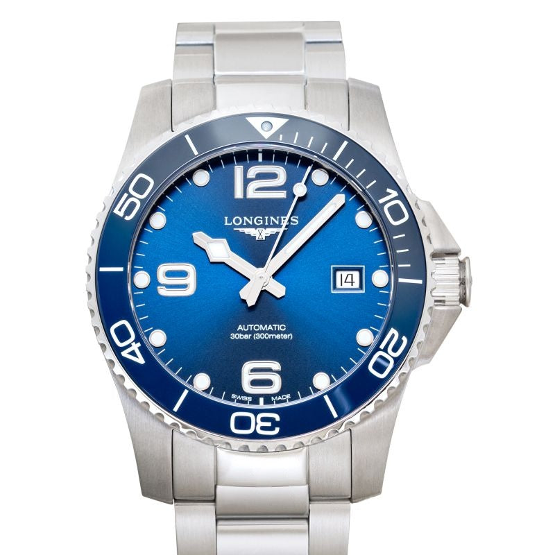 HydroConquest 41 mm blaues Zifferblatt aus Edelstahl L37814966