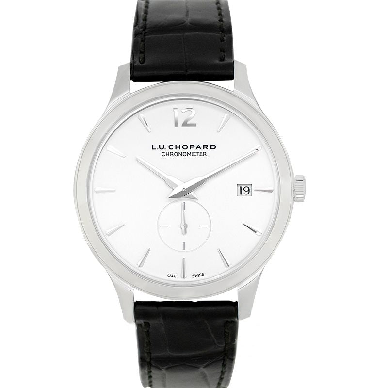 LUC 40 mm weißes Zifferblatt aus Edelstahl 168591-3001