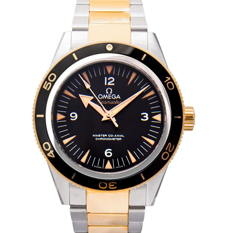 Seamaster 41 mm, schwarzes Zifferblatt aus Edelstahl 233.20.41.21.01.002