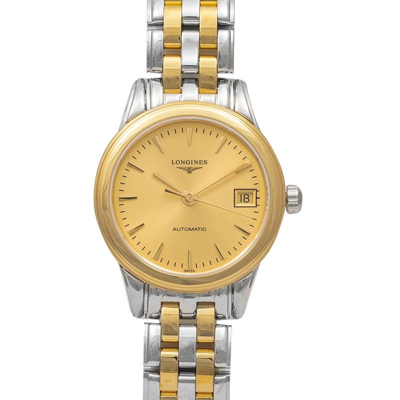 Flagship 26 mm Champagner-Zifferblatt aus Edelstahl L42743327