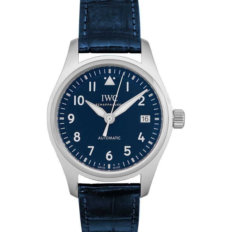 Pilot 36 mm blaues Zifferblatt aus Edelstahl IW324008